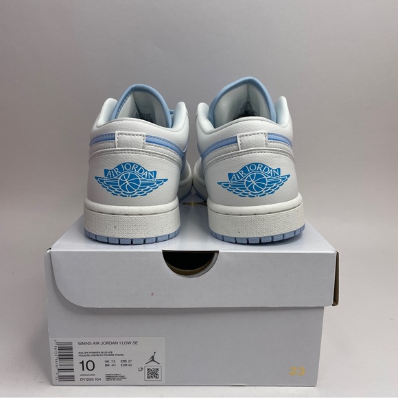 Nike Air Jordan 1 Retro Low SE “Powder Blue/Ice Blue” 2023 - Picture 4 of 4